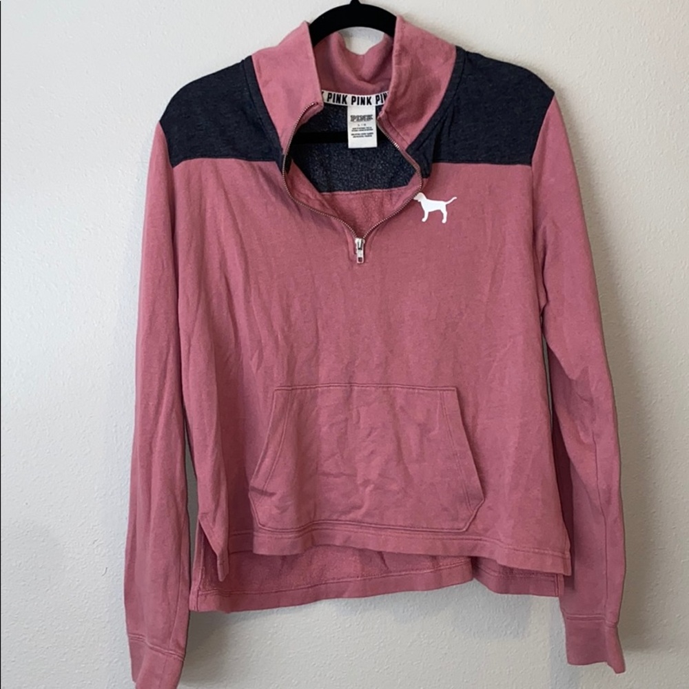 Pink 1/4 Zip Up